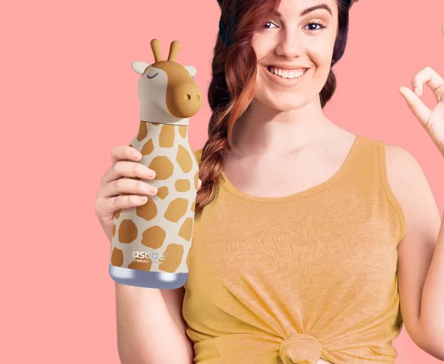 ASOBU® Bestie Trinkflasche 460ml Giraffe