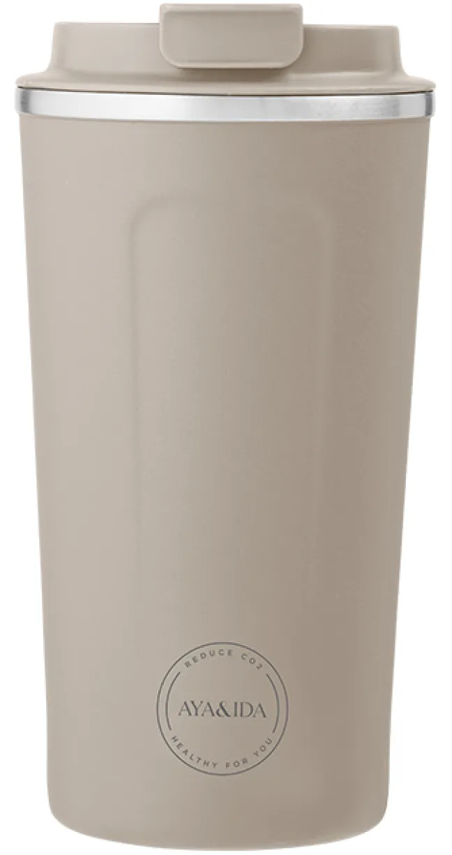 AYA&IDA CUP2GO Becher 500ml Cream Beige