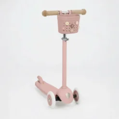 BANWOOD Pin & Ride Kinder-Lenkerkorb Dustyrose (für Laufrad, Roller & Fahrrad)
