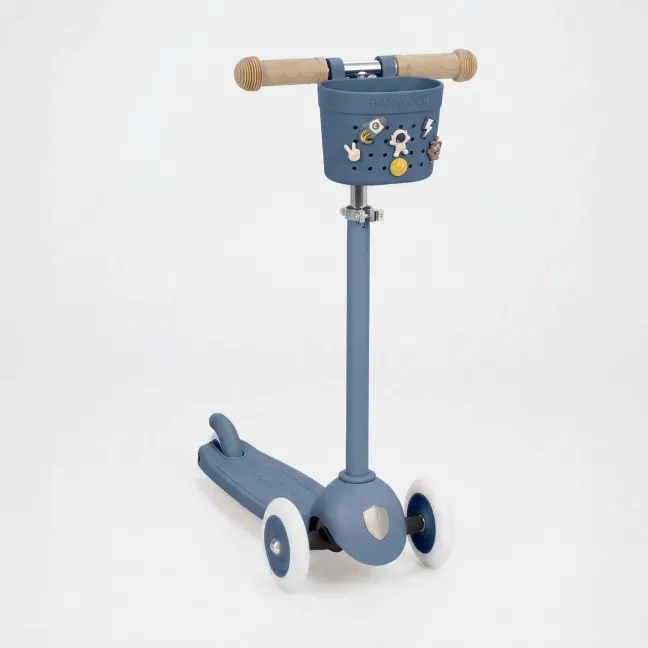 BANWOOD Pin & Ride Kinder-Lenkerkorb Deapsea (für Laufrad, Roller & Fahrrad)