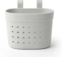 BANWOOD Pin & Ride Kinder-Lenkerkorb Ivory (für Laufrad, Roller & Fahrrad)
