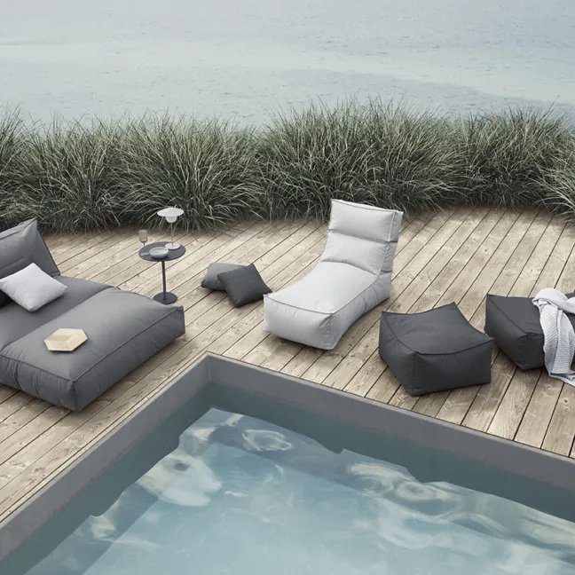 Blomus Outdoor Hocker STAY 60x60 cm Earth