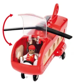 Brio Eisenbahn-Transporthubschrauber 33886