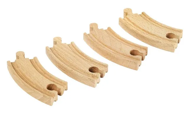 Brio Kurze gebogene Gleise 33337