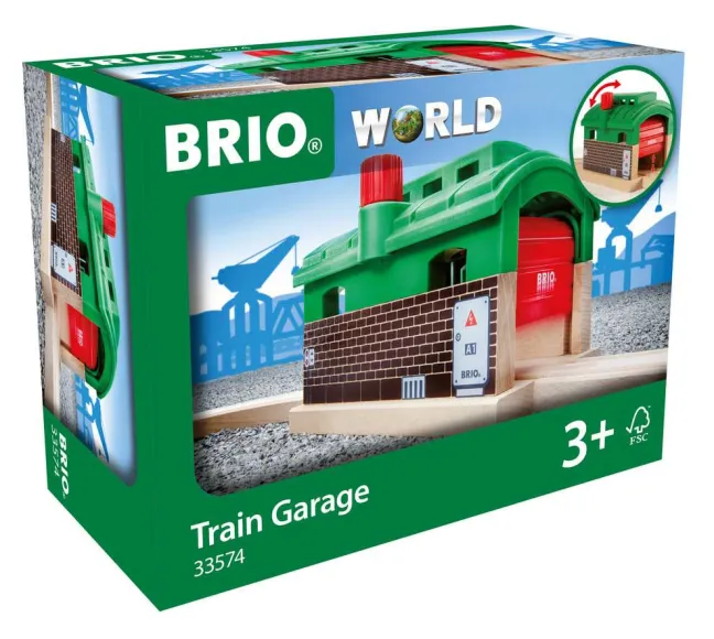 Brio Lokschuppen mit Rolltor 33574