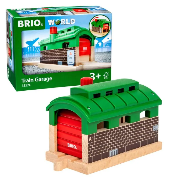 Brio Lokschuppen mit Rolltor 33574