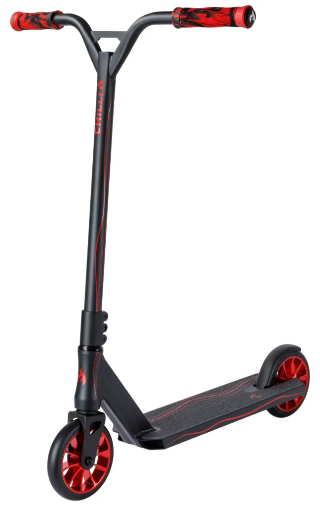 Chilli Scooter Wave Track M dunkelgrau/rot