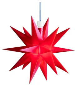 DecoTrend Sterntaler Mini-Stern Ø12cm Batterie Outdoor rot