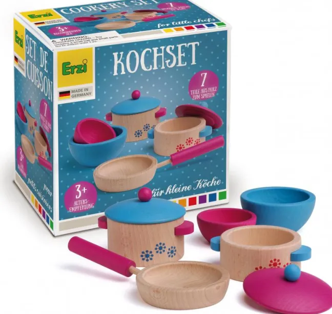 Erzi Kaufladenzubehör Kochset Beere 10669