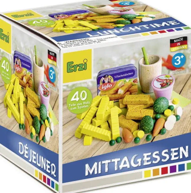 Erzi Kaufladenzubehör Sortierung Mittagessen 28143