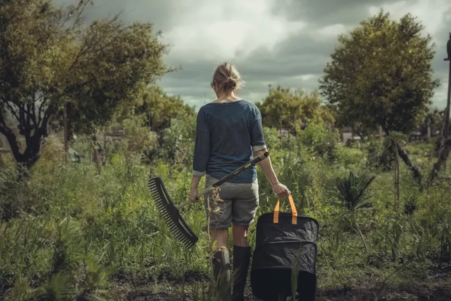 FISKARS PopUp-Gartensack mit Griffen 73L