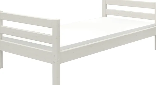 FLEXA Classic Bett 90x200cm weiß lasiert