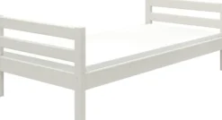 FLEXA Classic Etagenbett mit senkrechter Leiter weiß lasiert