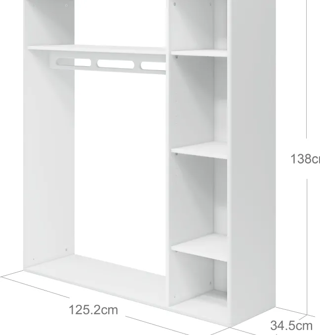FLEXA Roomie offener Kleiderschrank weiß