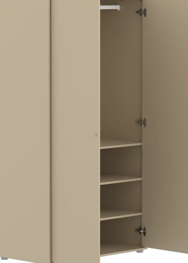 FLEXA Saga Kleiderschrank mit 2 Türen oat