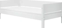 FLEXA White Casa Hochbett mit senkrechter Leiter weiß
