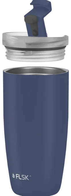 FLSK CUP Coffee to go Becher 500 ml dunkelblau
