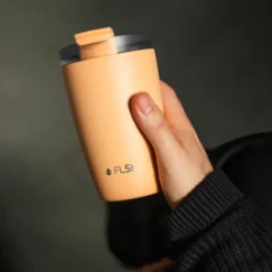 FLSK CUP Coffee to go Becher 350ml peach
