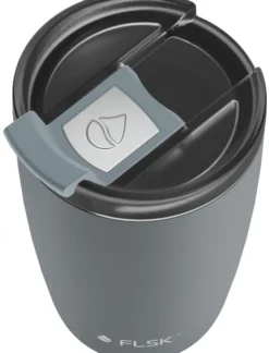 FLSK CUP Coffee to go Becher 350 ml grau