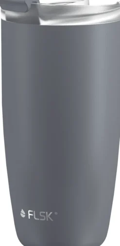 FLSK CUP Coffee to go Becher 500 ml grau