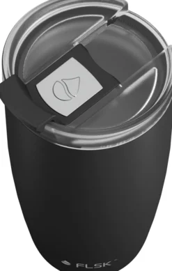 FLSK CUP Coffee to go Becher 500 ml schwarz