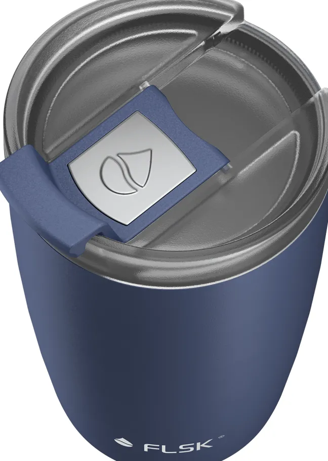 FLSK CUP Coffee to go Becher 350 ml dunkelblau