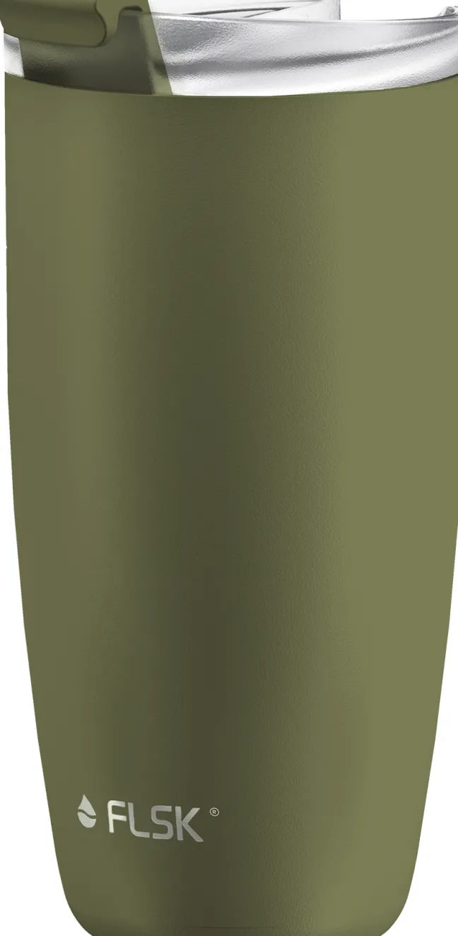 FLSK CUP Coffee to go Becher 500ml Olive