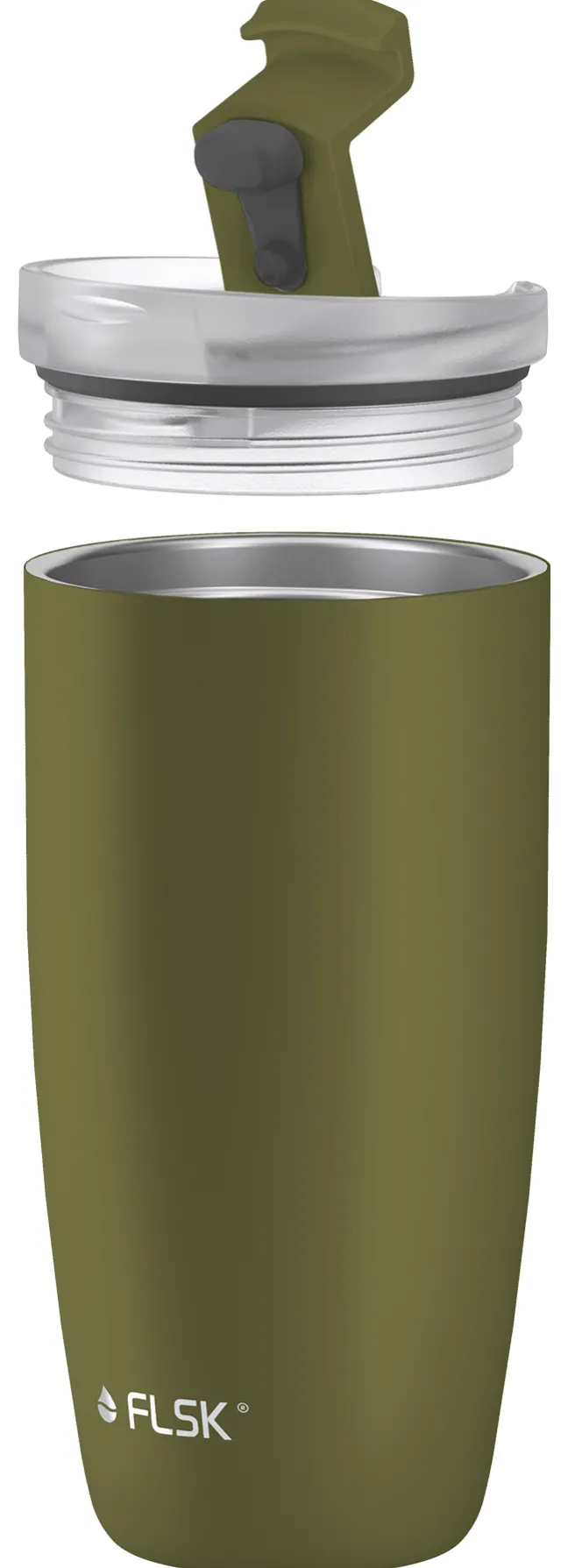 FLSK CUP Coffee to go Becher 500ml Olive