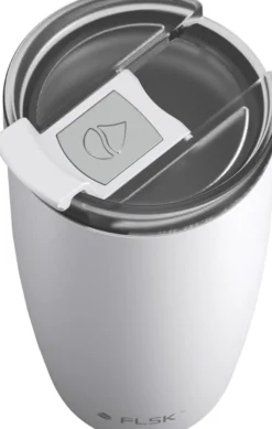 FLSK CUP Coffee to go Becher 500 ml weiß