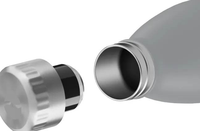 FLSK Isolierflasche 1000 ml grau