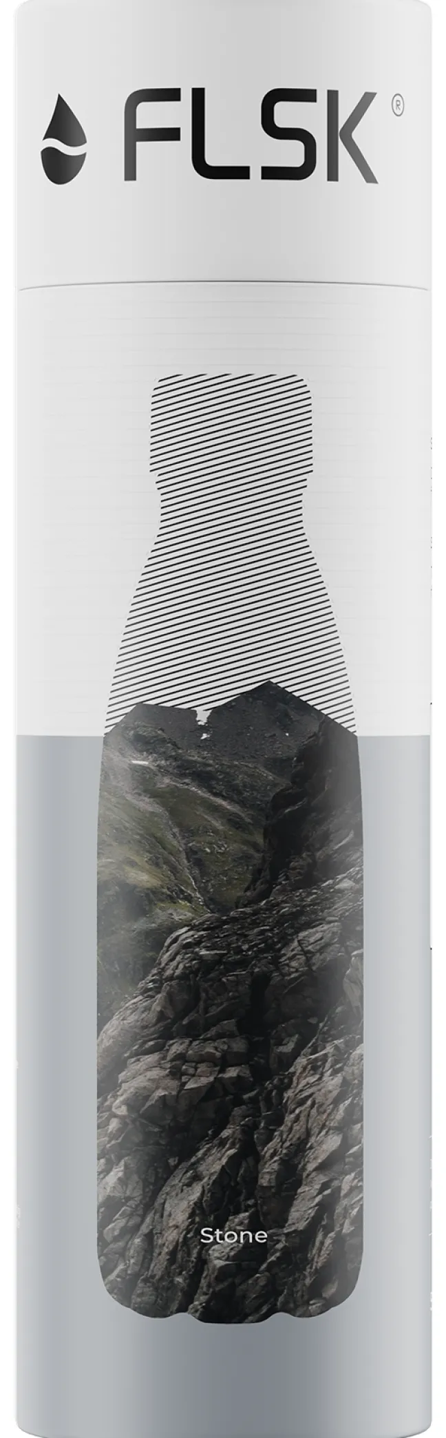 FLSK Isolierflasche 500 ml grau