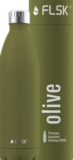 FLSK Isolierflasche 1000ml Olive