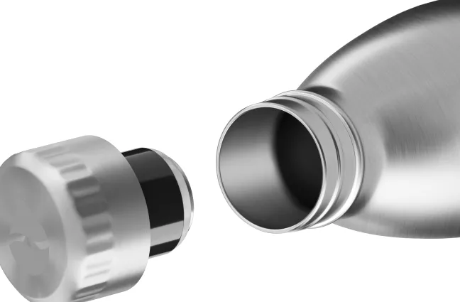 FLSK Isolierflasche 1000 ml silber