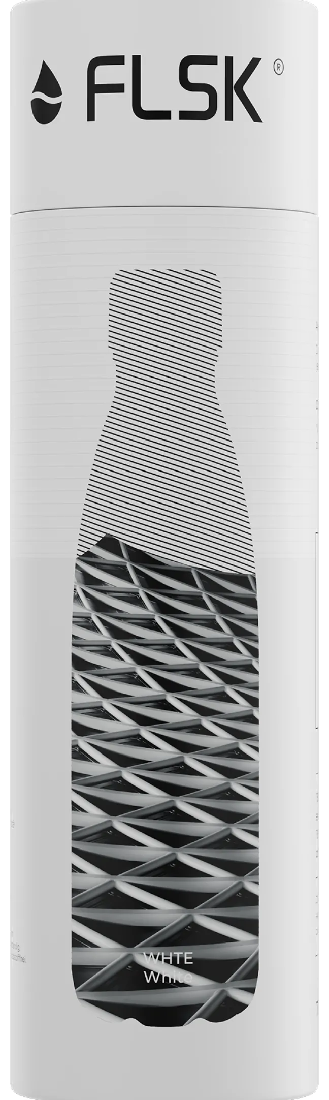 FLSK Isolierflasche 750 ml weiß