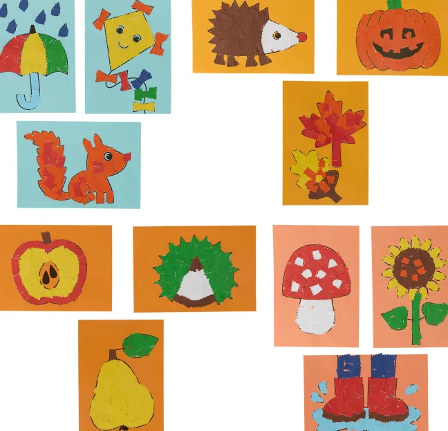 Haba Bastelset - Erstes Kleben Herbstbilder 2012695