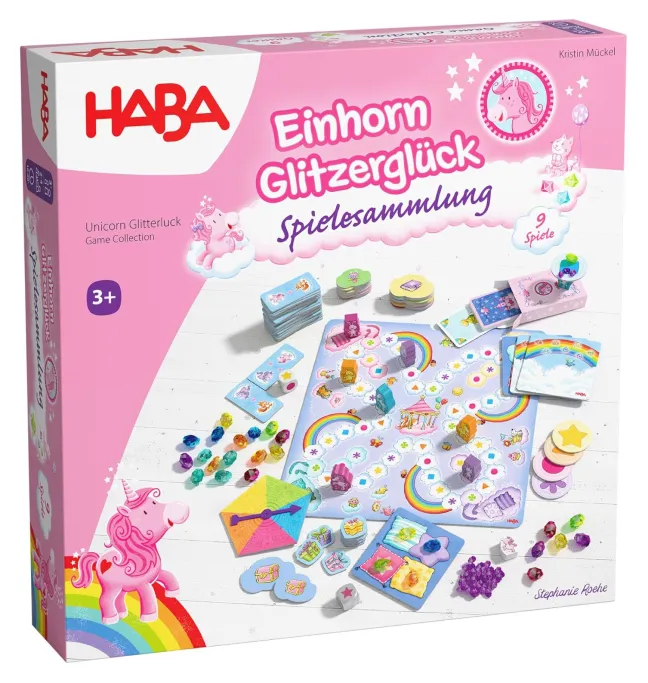 Haba Einhorn Glitzerglück - Spielesammlung 2012231001