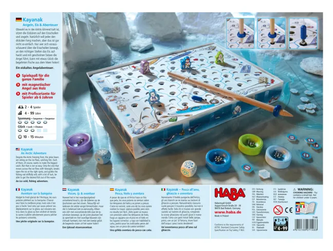 Haba Spiel Kayanak – Angeln, Eis & Abenteuer 7146