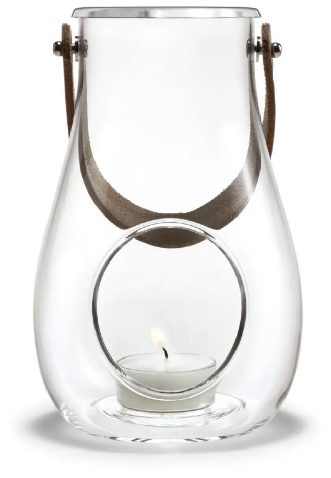 Holmegaard Design With Light Windlicht Laterne klar H:16 cm