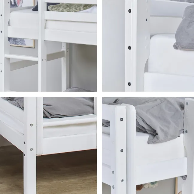 Hoppekids ECO Dream Etagenbett 90x200cm teilbar weiß