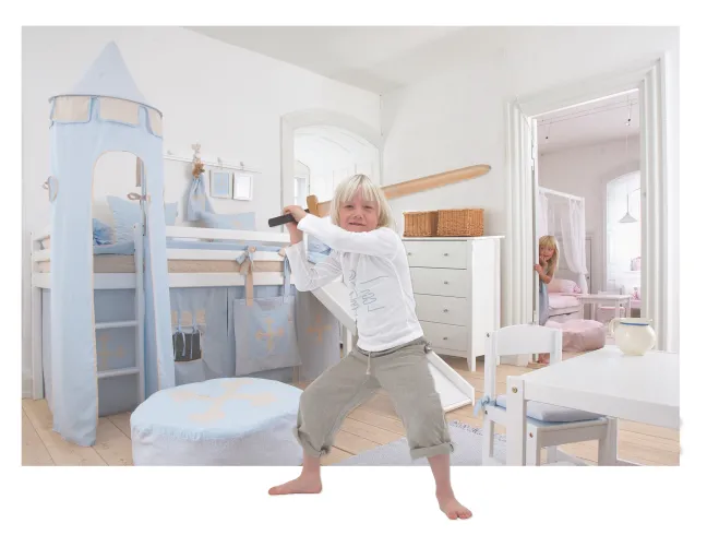 Hoppekids Mads Kinderstuhl weiß