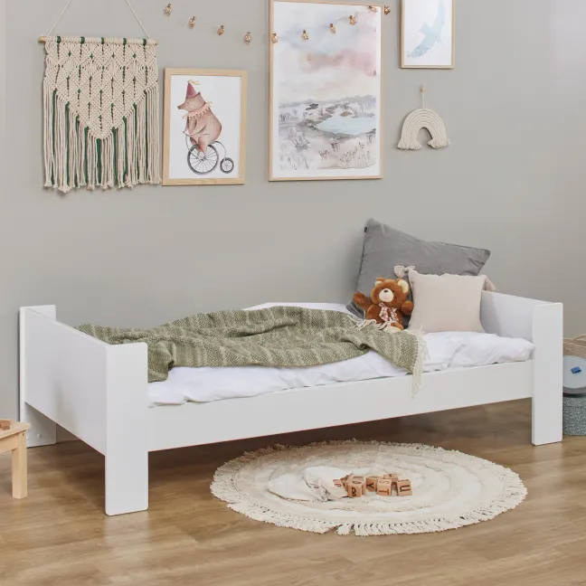Hoppekids PURE Einzelbett 90x200 cm weiß
