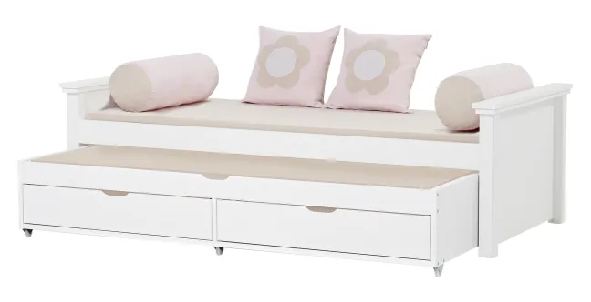 Hoppekids Schaumstoff Matratze 9x90x190cm weiß
