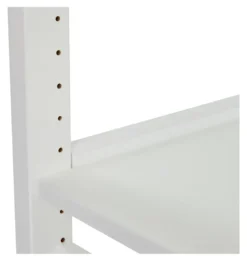 Hoppekids Storey Regalkombination 100cm mit Bett 90x200cm und 14 Regalböden weiß