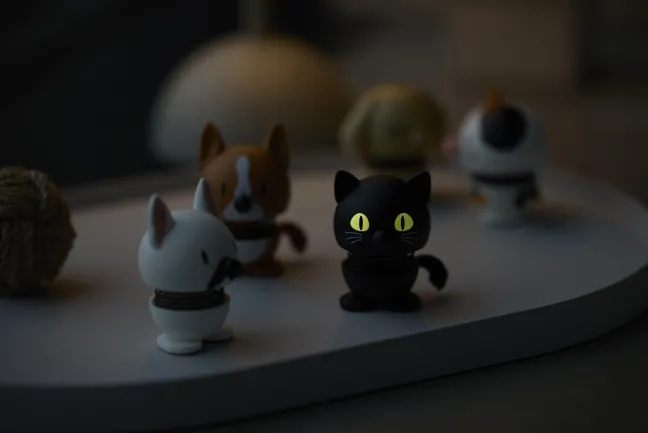 Hoptimist® Katze XS schwarz