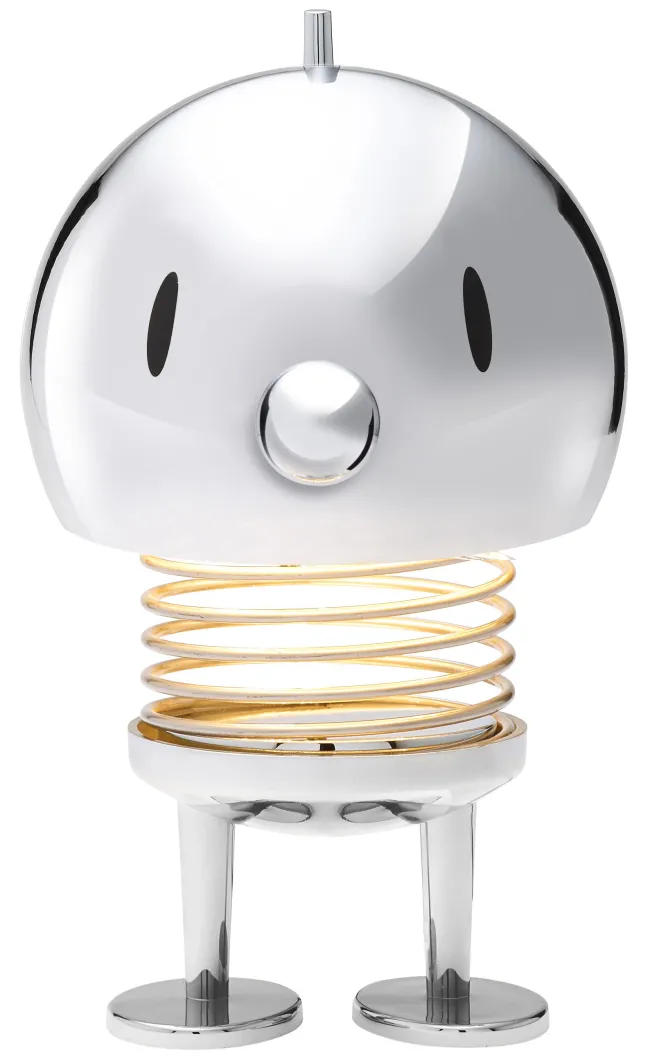 Hoptimist® LED Lampe mit Akku L chrom