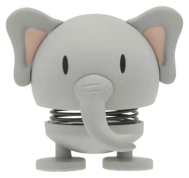 Hoptimist Soft Elefant S grau