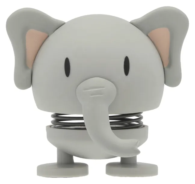 Hoptimist Soft Elefant S grau