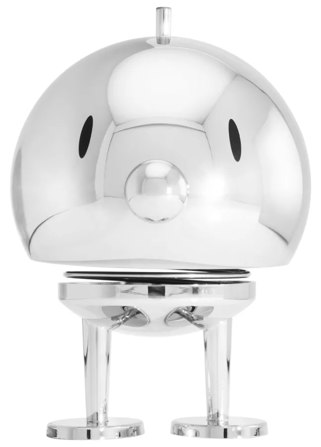 Hoptimist® Wackelfigur Bumble L chrom 26036
