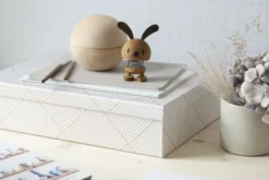 Hoptimist® Wackelfigur Hase Eiche braun