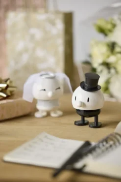 Hoptimist® Wackelfigur Hochzeit Bräutigam schwarz